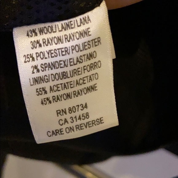 BCBG navy pinstripe blazer - Picture 3 of 3